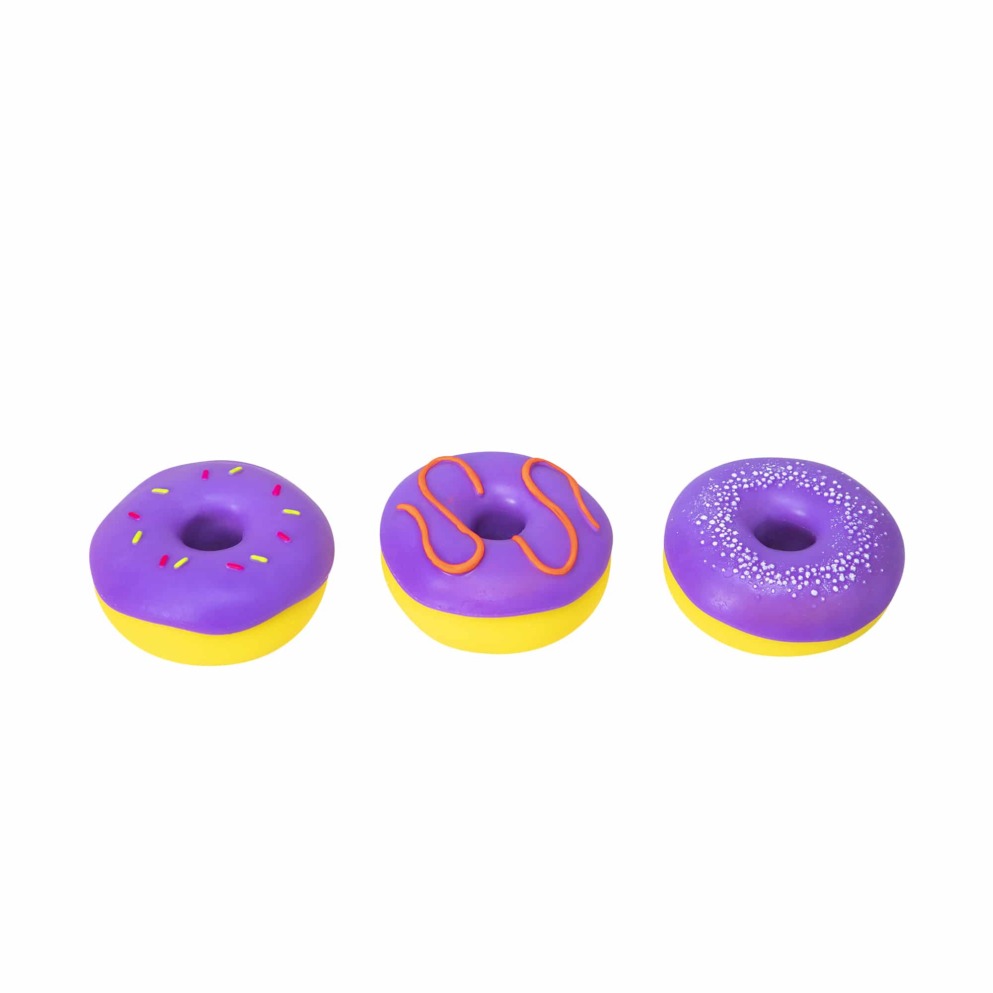NeeDoh Dohnuts V7 Group - Yellow with Purple Frosting