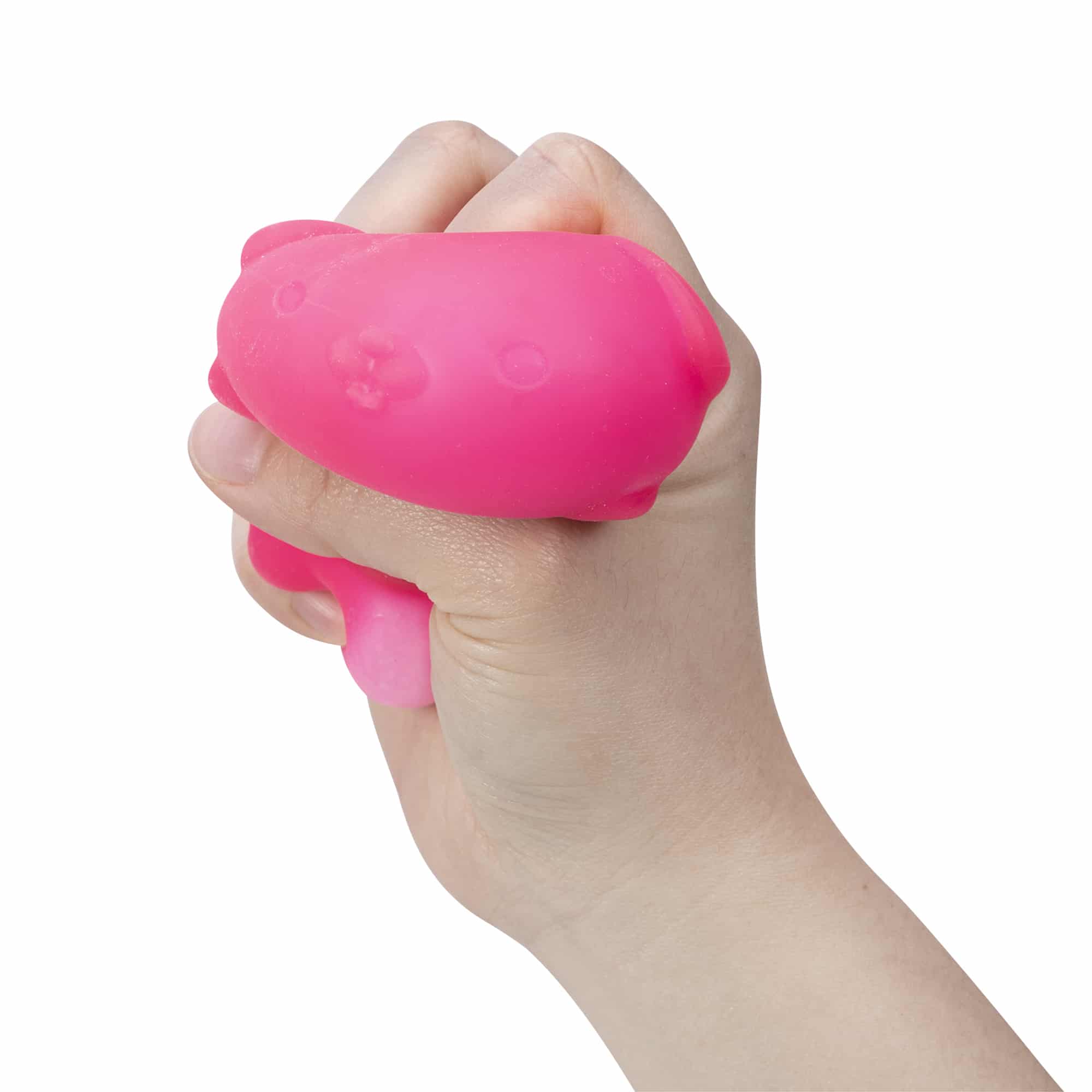 NeeDoh Funky Pup Q7 - Pink Squeezed