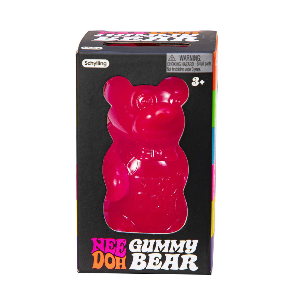 NeeDoh Gummy Bear S7 - Package - Pink Front