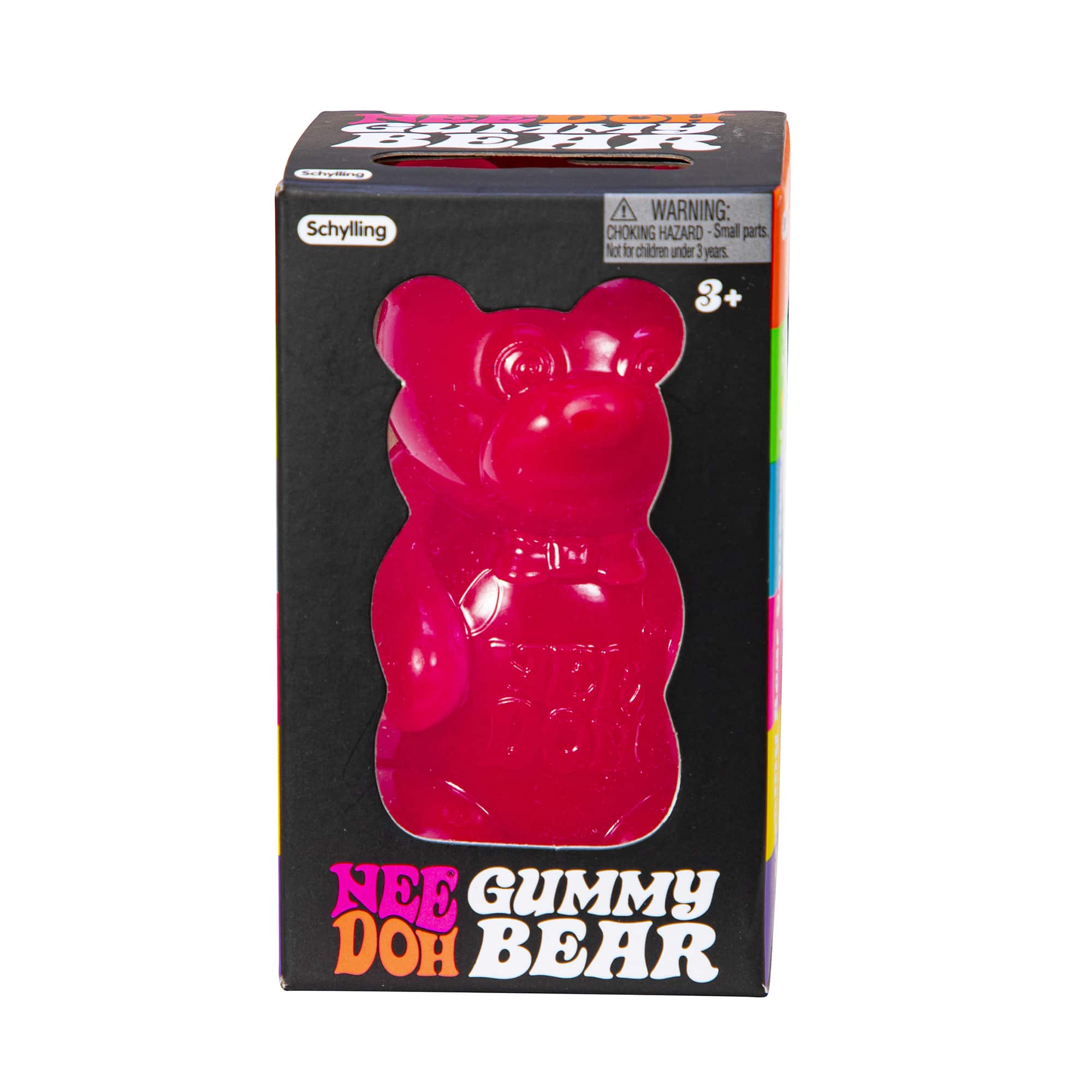 NeeDoh Gummy Bear S7 - Package - Pink Front