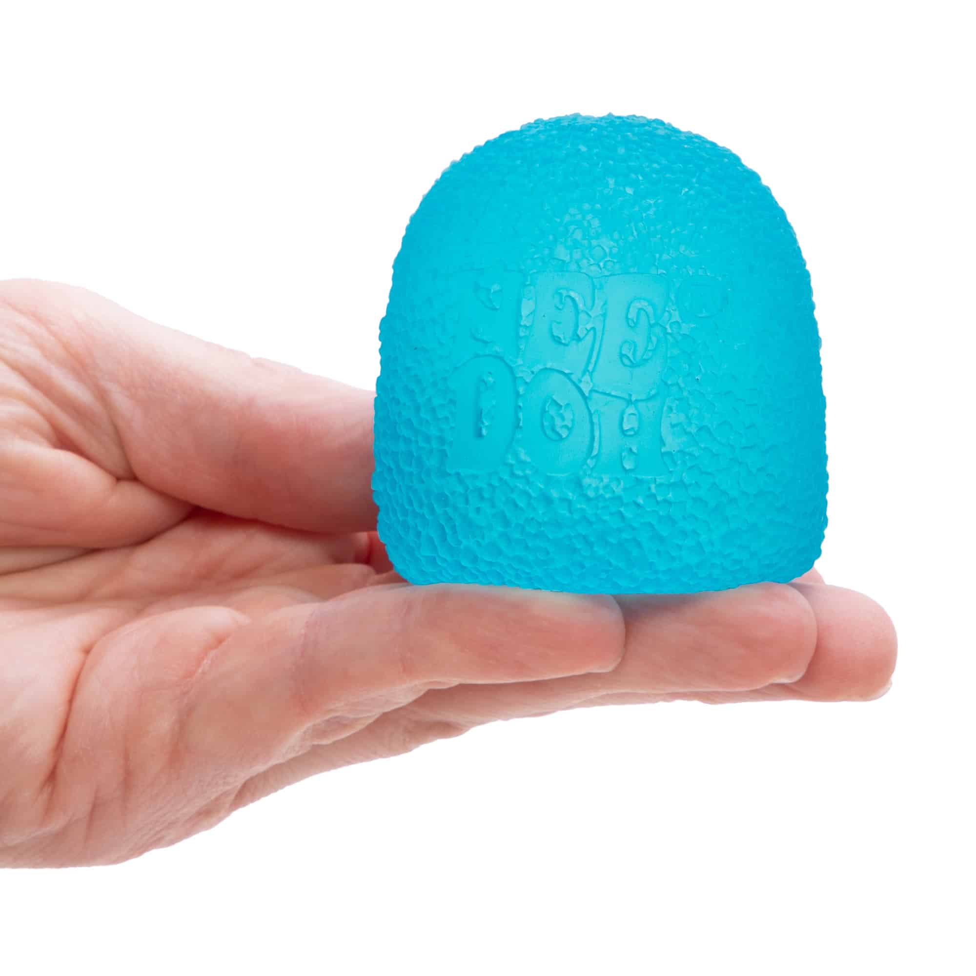 NeeDoh Gumdrop K8 Blue In Hand