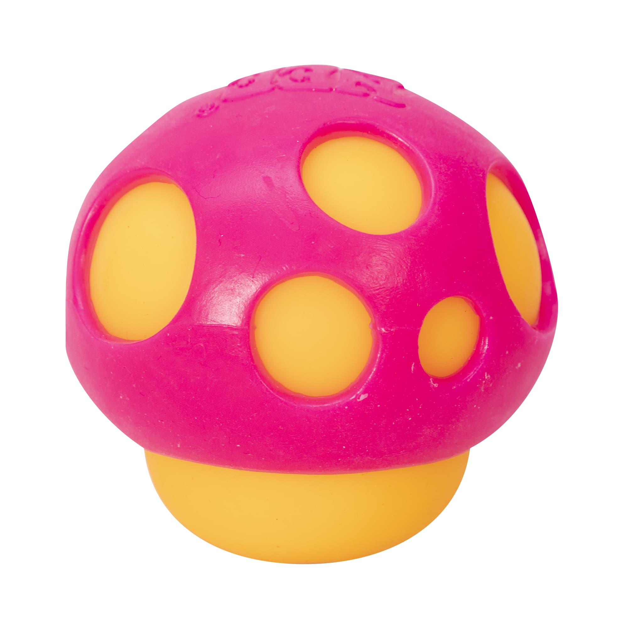 NeeDoh Groovy Shroom J3 - Orange with Pink Top Mushroom