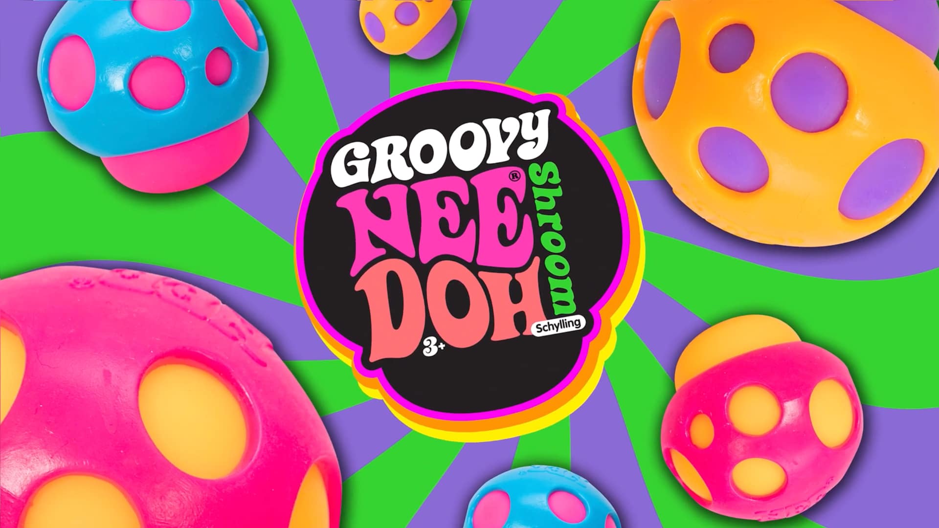 NeeDoh Groovy Shroom J3 Video
