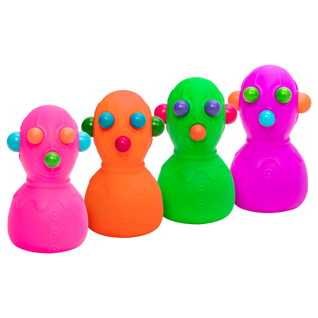NeeDoh Panic Pete M4 Group - Pink Orange Green Purple
