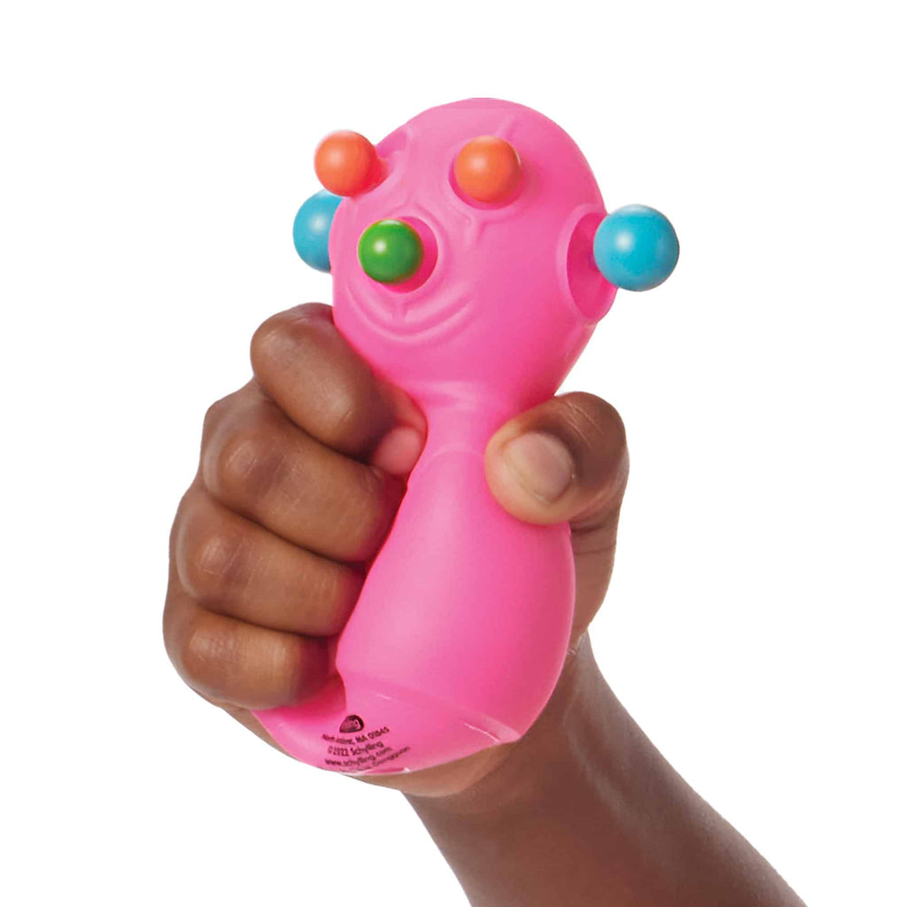 NeeDoh Panic Pete M4 Pink Squeezed
