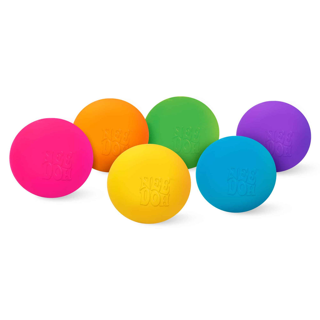 NeeDoh Rainboh Q3 contents - 6 different color Teenie NeeDoh